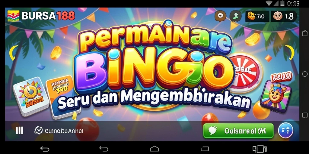 Tampilan seru gameplay BURSA188 yang membuat Bingo semakin menarik.