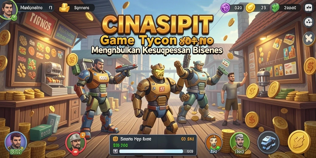 Tampilan gameplay CINASIPIT menampilkan dinamika dan strategi yang seru.