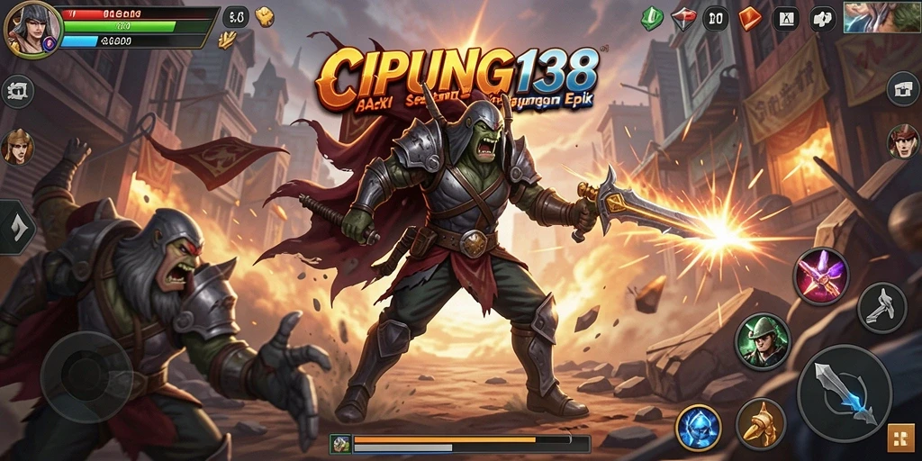Tampilan aksi seru dalam gameplay CIPUNG138 yang mendebarkan.