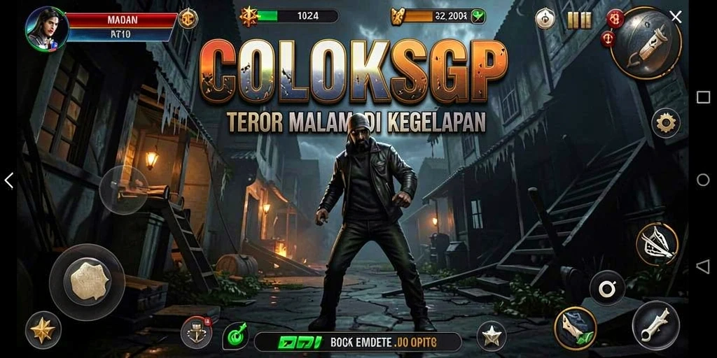 Gameplay COLOKSGP yang menakutkan dengan efek suara yang mencekam.