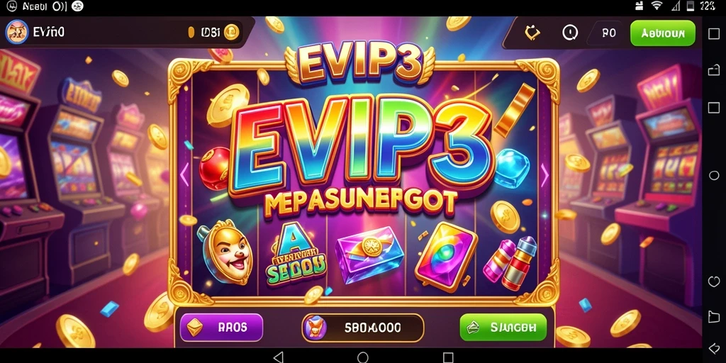 Tampilan menarik dari gameplay Slot di EVIP3.