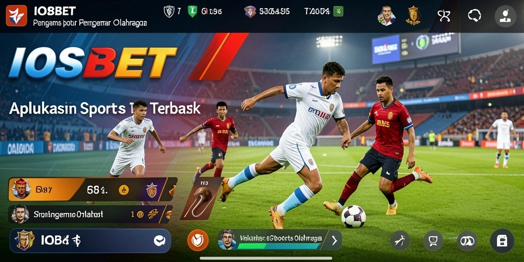 Screenshot gameplay aplikasi IOSBET yang menampilkan fitur olahraga.