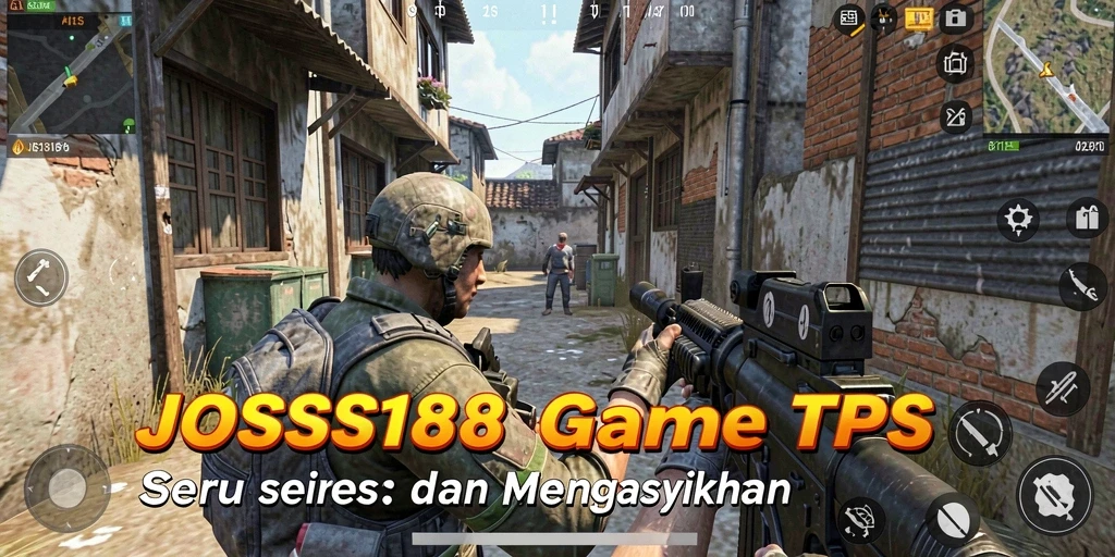 Tampilan gameplay JOSS188 yang mendebarkan dalam aksi TPS.