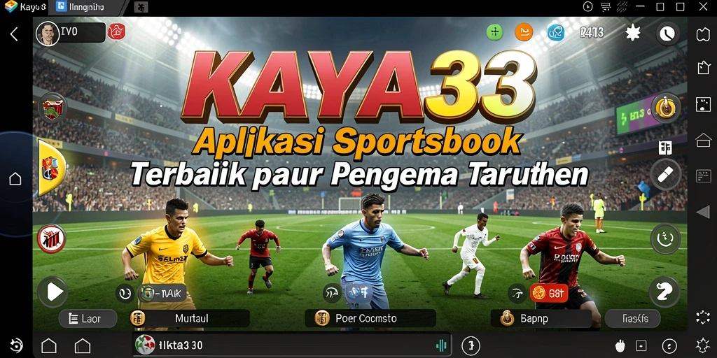 Tampilan menarik dari gameplay aplikasi Sportsbook KAYA33.