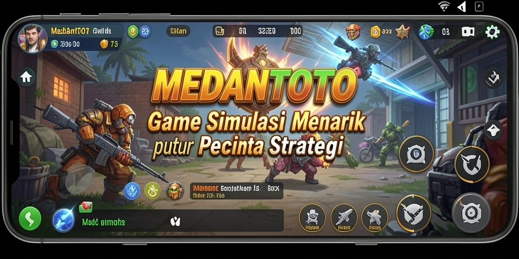 Screenshot gameplay MEDANTOTO yang menampilkan strategi dan simulasi yang seru.