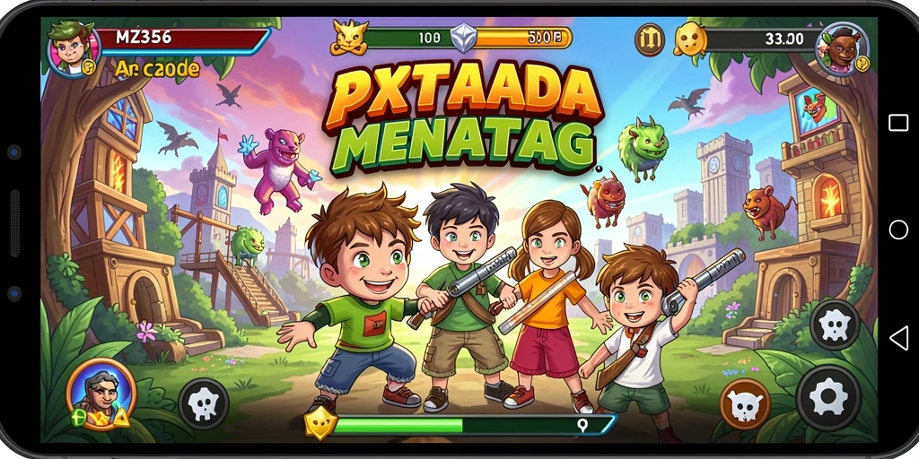 Screenshot menampilkan gameplay seru MZ356 dengan karakter yang beraksi.
