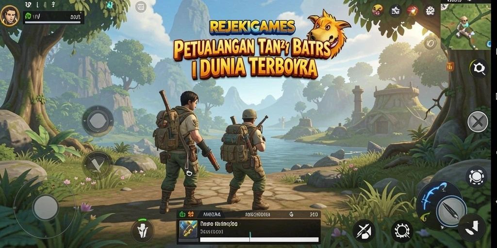 Tampilan gameplay menyenangkan di dunia terbuka dengan eksplorasi mendalam.