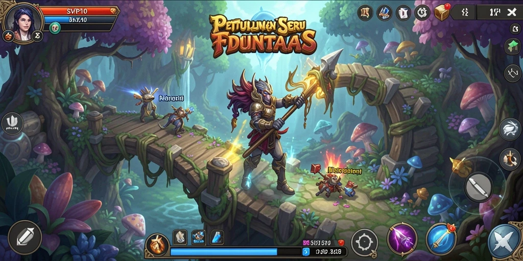 Gambaran visual yang menakjubkan dari gameplay Adventure SVIP10.