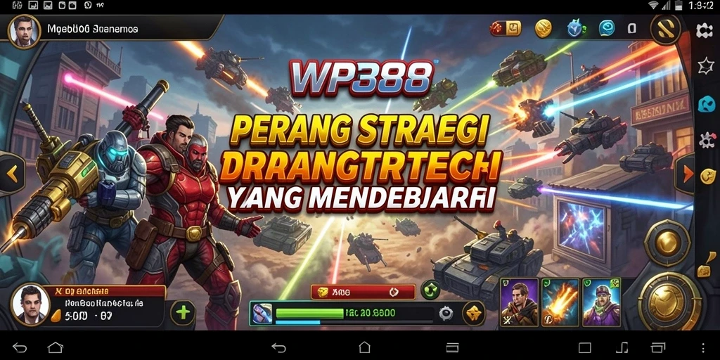 Tampilan gameplay seru dan strategis di WP888.